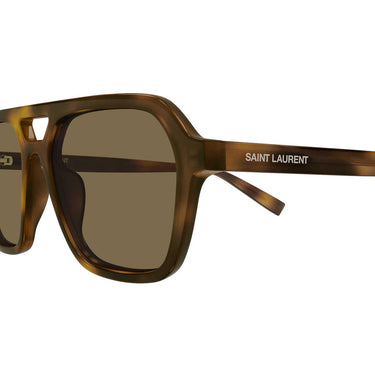 Saint Laurent Occhiali da Sole SL 905 007 Marrone/Marrone Unisex 3