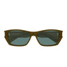 Saint Laurent Occhiali da Sole SL 928 003 Marrone/Verde Donna