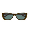 Saint Laurent Occhiali da Sole SL 943 005 Marrone/Verde Donna