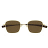 Saint Laurent Occhiali da Sole SL 949 T 003 Oro/Marrone Uomo