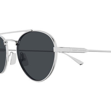 Saint Laurent Okulary Przeciwsłoneczne SL 97 002 Srebrny/Szary Unisex 3
