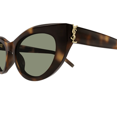 Saint Laurent Sonnenbrille SL M115 003 Havana/Grün Damen 3