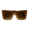 Saint Laurent Occhiali da Sole SL M119 BLAZE CRYSTAL 002 Marrone/Marrone Donna