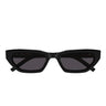 Saint Laurent Okulary Przeciwsłoneczne SL M126 001 Czarny/Szary Unisex