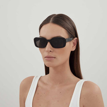 Saint Laurent Occhiali da Sole SL M130 001 Nero/Nero Donna