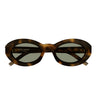Saint Laurent Sonnenbrille SL M136 002 Havana-Grün Damen