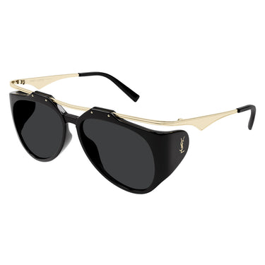 Saint Laurent Okulary Przeciwsłoneczne SL M137 AMELIA 001 Złoto-Czarny Damskie 2