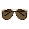 Saint Laurent Sunglasses SL M137 AMELIA 002 Gold/Brown Women