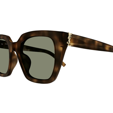 Saint Laurent Okulary Przeciwsłoneczne SL M143 003 Havana-Zielone Damskie 2