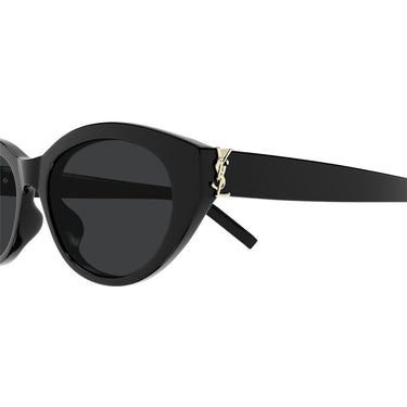 Saint Laurent Okulary Przeciwsłoneczne SL M148 001 Czarny/Ciemnoszary Damskie 2