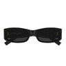 Saint Laurent Okulary Przeciwsłoneczne SL M152 001 Czarny/Czarny Unisex