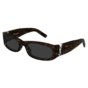 Saint Laurent Okulary Przeciwsłoneczne SL M152 002 Brązowy/Szary Unisex 2