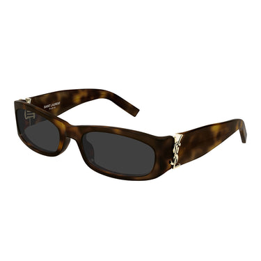 Saint Laurent Okulary Przeciwsłoneczne SL M152 003 Brązowy/Ciemnoszary Unisex 1