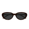 Saint Laurent Gafas de Sol SL M154 002 Marrón Oscuro Gris Mujer