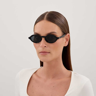 Saint Laurent Occhiali da Sole SL M161 001 Nero/Nero Unisex 2