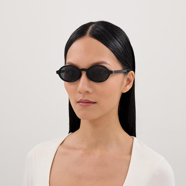 Saint Laurent Occhiali da Sole SL M161/K 001 Nero/Nero Unisex 1