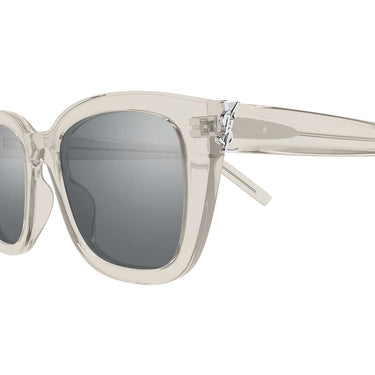 Saint Laurent Occhiali da Sole SL M176 004 Beige/Argento Donna 3