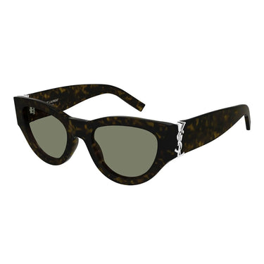 Saint Laurent Okulary Przeciwsłoneczne SL M94 008 Havana Verde Scuro Donna 1