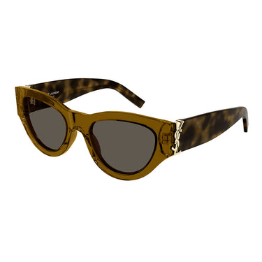 Saint Laurent Occhiali da Sole SL M94 011 Marrone Marrone Scuro Donna 2