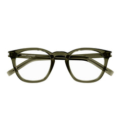 Saint Laurent Occhiali da Vista SL 28 OPT 003 Verde/Trasparente Uomo