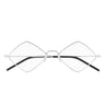 Saint Laurent okulary korekcyjne SL 302 LISA OPT 002 New Wave srebrne/przezroczyste unisex