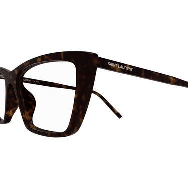 Saint Laurent Occhiali da Vista SL 737 MICA THIN OPT 002 Marrone Scuro/Trasparente Donna 3
