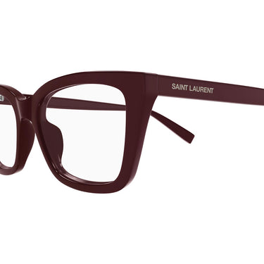 Saint Laurent Occhiali da Vista SL 911 003 Burgundy/Trasparente Donna 2