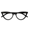 Saint Laurent okulary korekcyjne SL M138 001 czarne/przezroczyste damskie