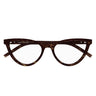 Saint Laurent okulary korekcyjne SL M138 002 brązowe/przezroczyste damskie