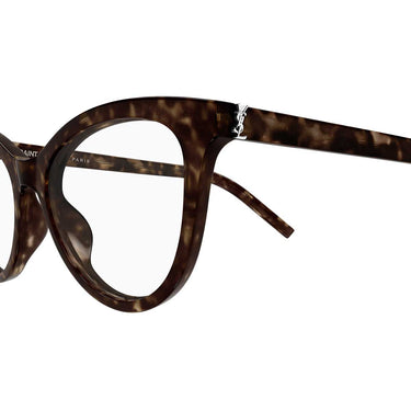 Saint Laurent Occhiali da Vista SL M164 008 Marrone Scuro/Trasparente Donna 2