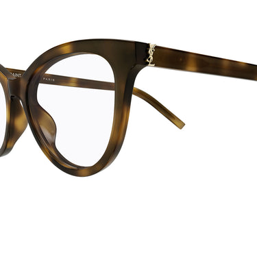 Saint Laurent Occhiali da Vista SL M164 009 Marrone Trasparente Donna 3
