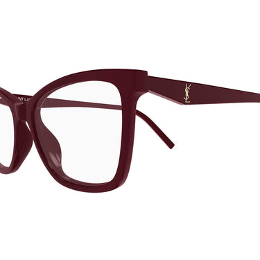 Saint Laurent Occhiali da Vista SL M183 005 Rosso/Trasparente Donna 3