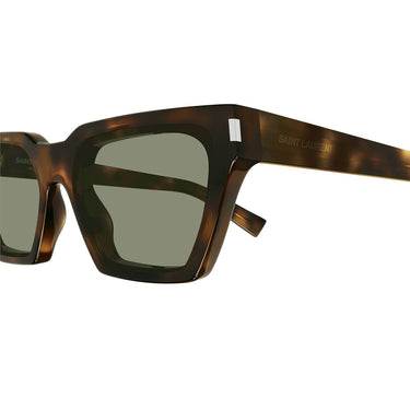 Saint Laurent Sunglasses SL 633 Calista 003 Brown/Green Unisex