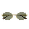 Saint Laurent Sonnenbrille SL 692 003 Gold/Grün Unisex