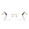 Swarovski Occhiali da Vista SK1038 4004 Oro/Trasparente Donna