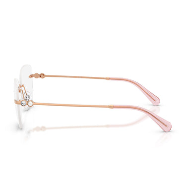 Swarovski Occhiali da Vista SK1038 4014 Oro Rosé/Trasparente Donna
