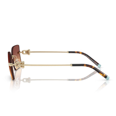Tiffany & Co. Occhiali da Sole TF3088 618978 Oro Pallido/Arancione Sfumato Unisex 2