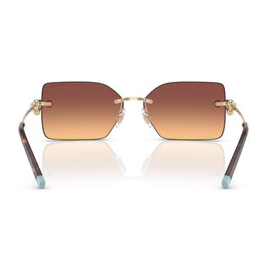 Tiffany & Co. Occhiali da Sole TF3088 618978 Oro Pallido/Arancione Sfumato Unisex 3