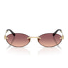 Tiffany & Co. Occhiali da Sole TF3119D 62408D Oro Pallido/Rosa Sfumato Viola Unisex