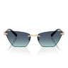 Tiffany & Co. Occhiali da Sole TF3120 60219S Oro Pallido/Azzurro Sfumato Blu Donna