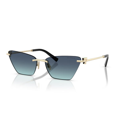 Tiffany & Co. Occhiali da Sole TF3120 60219S Oro Pallido/Azzurro Sfumato Blu Donna 1