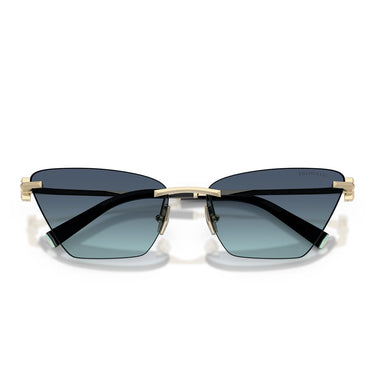 Tiffany & Co. Occhiali da Sole TF3120 60219S Oro Pallido/Azzurro Sfumato Blu Donna 4