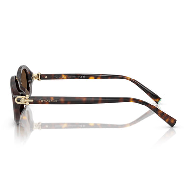 Tiffany & Co. Okulary Przeciwsłoneczne TF4242D 80153G Havana/Marrone Chiaro Damskie 2