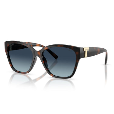 Tiffany & Co. Occhiali da Sole TF4254U 84554U Marrone Azzurro Donna Polarizzati 2