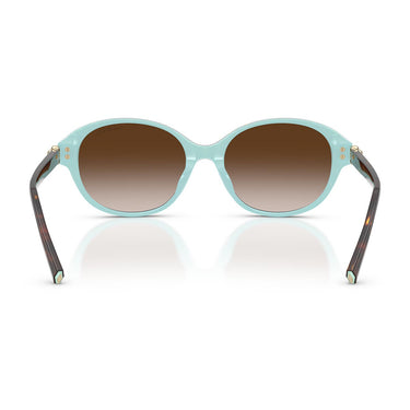 Tiffany & Co. Occhiali da Sole TF4263D 81343B Marrone Su Blu Tiffany/Marrone Sfumato Donna 3