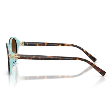 Tiffany & Co. Occhiali da Sole TF4263D 81343B Marrone Su Blu Tiffany/Marrone Sfumato Donna 2