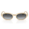Tiffany & Co. Occhiali da Sole TF4270U 8431T3 Avorio Striato/Grigio Sfumato Donna Polarizzati