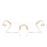 Tiffany & Co. Occhiali da Vista TF1177KB 6220 Placcato Oro Pallido/Trasparente Unisex