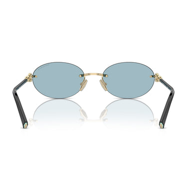 Tiffany & Co. Okulary Przeciwsłoneczne TF3104D 602180 Złoto Blado/Niebieski Damskie 4