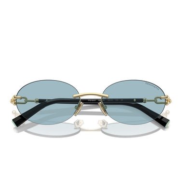 Tiffany & Co. Okulary Przeciwsłoneczne TF3104D 602180 Złoto Blado/Niebieski Damskie 5